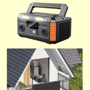 Solar Portable Power Station - 600 Watts